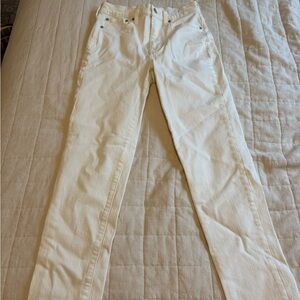 Madewell Cream Skinny Pants